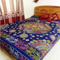 Hand Made Cotton Nakshi Katha - Multi Color