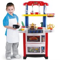 Happy Little Chef Deluxe Kids Kitchen Play Set