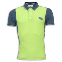 Abercrombie & Fitch Polo Shirt MH24P Lime Green & Black