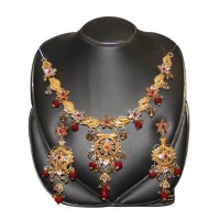 Mixed Silver Gold Plated Necklace Set-01