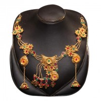 Mixed Silver Gold Plated Necklace Set-03