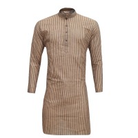 Exclusive Raw Silk Stripe Punjabi SB61P Peru