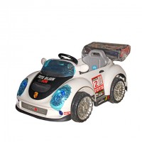 W12 White Racing Car