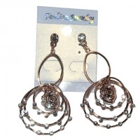 Stylish Crystal Clear Color Stone Earring ER33