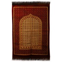 iPEK Janamaz :  Plush Velvet Muslim  Prayer Rug From Turkey RS193