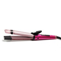 Kemei KM 8833 Professional 2in1 Steam Curling Iron And  Splint Hair Straightener