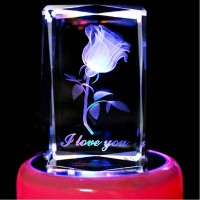 Romantic Crystal Rotating Music Box