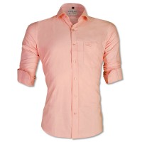 LAVELUX Premium Slim Solid Cotton Formal Shirt LMS416