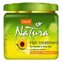 Lolane Natura Hair Treatment  for Nourish & Color Care with Sunflower Extracts