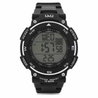 Q&Q M124J002Y Digital White Dial Men's Watch