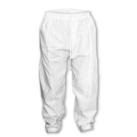 Khadi Kutir Mens Cotton Blend White Kabli Salwar Pants - Pajama SK700