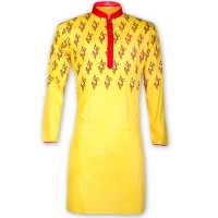 Puja  Special Printed Cotton Punjabi MH139
