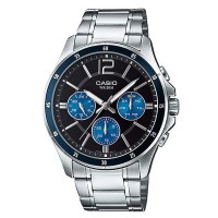 Casio Multi Functional Stainless Steel Gents Watch MTP 1374D 2AVDF