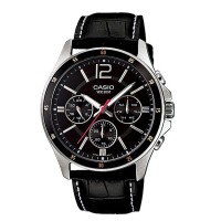 Casio Black Dial Multi-Function Watch MTP 1374L 1AVDF