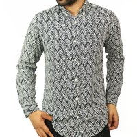 OBTAIN Premium Slim Fit Printed Casual Shirt OL732