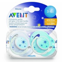 Philips AVENT Baby Soother Orthodontic Pacifiers 3-6 Months - Pack of 2
