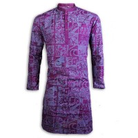 Exclusive Festive Collection Printed Panjabi MH52 - Violet