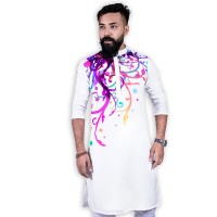 PRODHAN Exclusive Festive Collection Floral Print Panjabi PB392