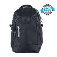 President  Parachute Fabric Backpack Black PBL813