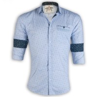 PRODHAN Pure Cotton Casual Spinal Printed Shirt PC258