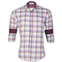 DEVIL Pure Cotton Casual Check Shirt  DE132