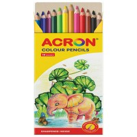 ACORN COLOUR PENCILS (12 COLORS)/ HEXAGONAL SHAPED (DRAWER BOX)