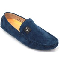 Men's Velvet Casual Loafer FFS230 - Blue