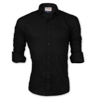 LAVELUX Premium Classic Fit Solid Cotton Formal Shirt LMS460