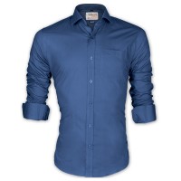 LAVELUX Premium Classic Fit Solid Cotton Formal Shirt LMS455