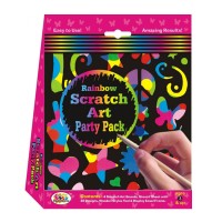 Ekta Rainbow Scratch Art Party Pack 