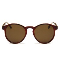  Vintage Brown Circle UV400 Trending Sunglasses RB706