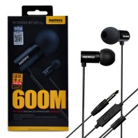 Original REMAX RM-600M Iron Unit  Music Bass Pure Metals Earphones