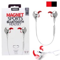 Original REMAX RM-S2 Wireless Sports Magnet Headset Black/Silver
