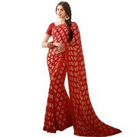 Pohela Boishakh Gorgeous Faux Georgette SareeVF110