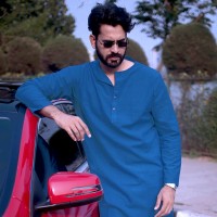 SIMPLE OUTFITS Comfort Cotton Panjabi SCP2227 - D Petrol Blue