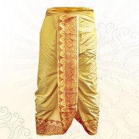 SIMPLE OUTFITS Puja Collection Dupion Silk Dhoti SD80