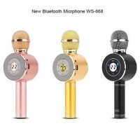 WSTER WS-668 Bluetooth Karaoke Disco Light  Microphone