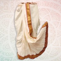 SIMPLE OUTFITS Puja Collection Banarash Silk Dhoti SD26