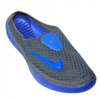 Stylish Nike Half Slipper Ash With Purple