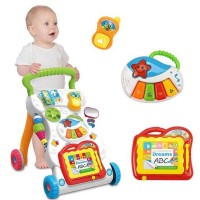 Multifunction Grow With Me Musical Walker Trolley Toys MCH019