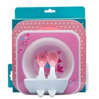 LION FEEDING SET SMALL (FORK, SPOON, & BOWL SET)