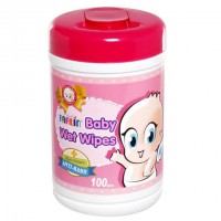 Farlin Baby Wet Wipes - Anti-Rash Box, 100 Piece(S)/Pack 