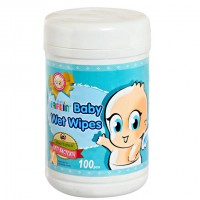 Farlin Baby Wet Wipes - Anti-Bacteria (100pcs)