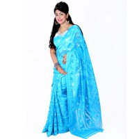 Eid Exclusive Muslin Silk Jamdani Saree TS4845