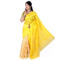 Eid Exclusive Muslin Silk Jamdani Saree TS4847