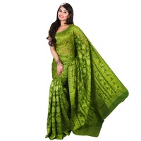 Eid Exclusive Muslin Silk Jamdani Saree TS4857