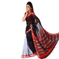 Eid Exclusive Muslin Silk Jamdani Saree TS4896