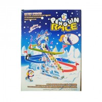 Kids/Children Jolly Penguin Race Slide Race Track With Flashing Rhythmic Music & Light