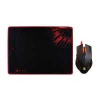 A4TECH  Q5081S Neon  Gaming Mouse  with  Mouse Pad