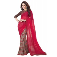 Vinay Star Walk Chiffon Georgette Saree With HTE Blouse  - SW39